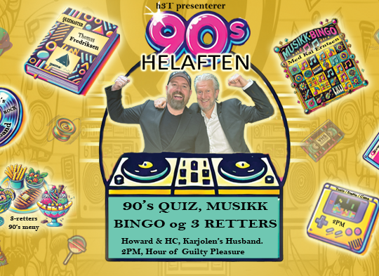 90’s fest med Howard & HC, 2PM,m.fl