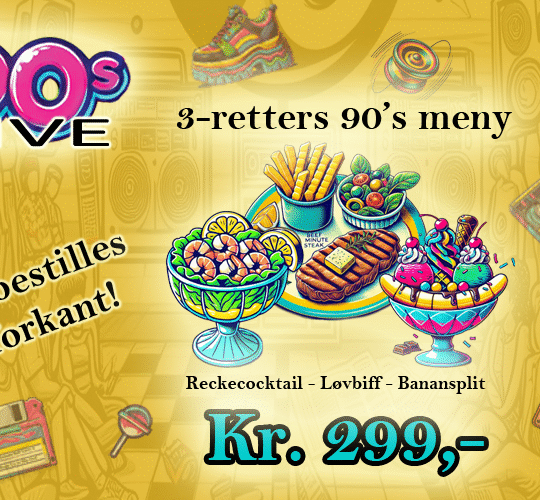 3-retters for 90's helaften